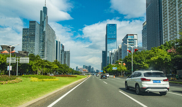 马路风景