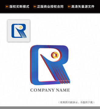 R字母logo