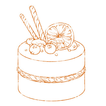 蓝莓柠檬巧克力棒蛋糕