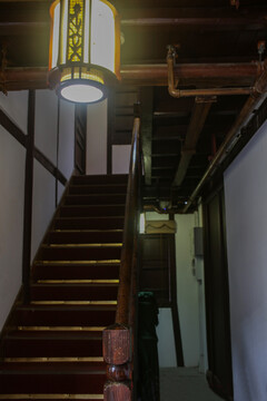 老木屋楼梯