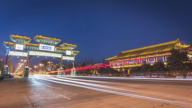 扶风夜景