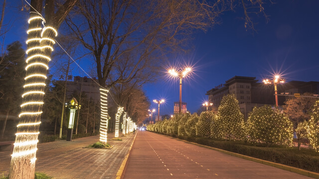 扶风夜景