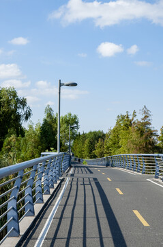 阳澄湖半岛步道骑行道路