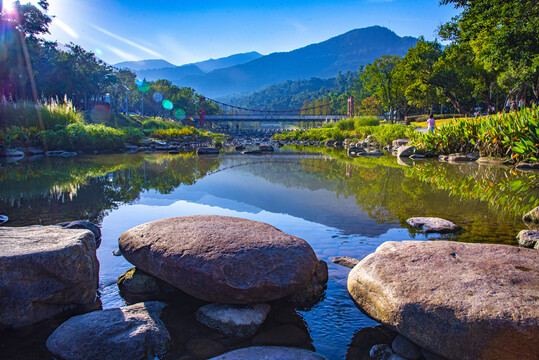 河道石桥