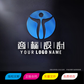 YI字母商标LOGO设计