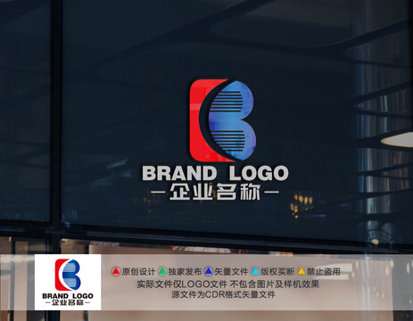 CB字母商标CB字母logo