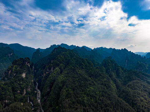 湖南张家界山川地貌