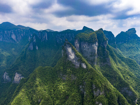 湖南张家界山川地貌