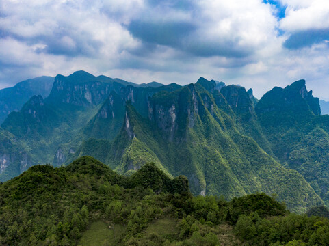 湖南张家界山川地貌