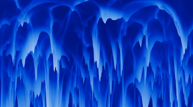 蓝色冰川流体纹理