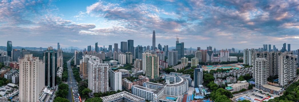 深圳福田区全景