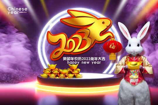 2023兔年大吉春节新年