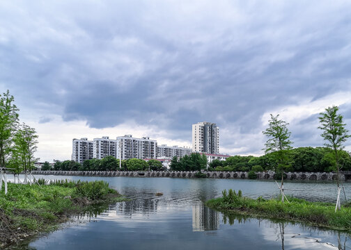 湖北远安县桃花岛湿地生态公园