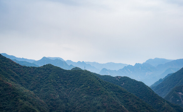 西安圭峰山秋景