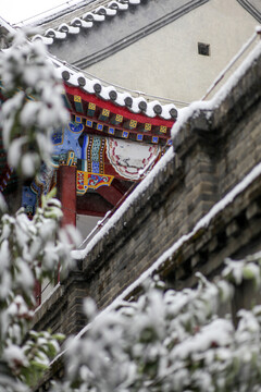 北京大学雪景图