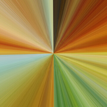 彩虹方格正方形抽象装饰画