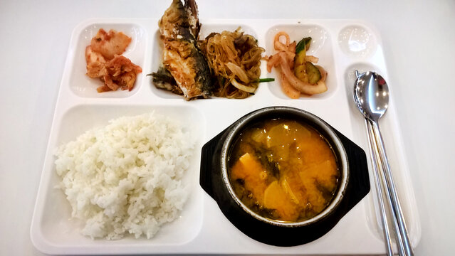 韩国石锅汤饭套餐
