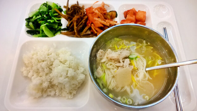 韩国鸡肉汤面套餐