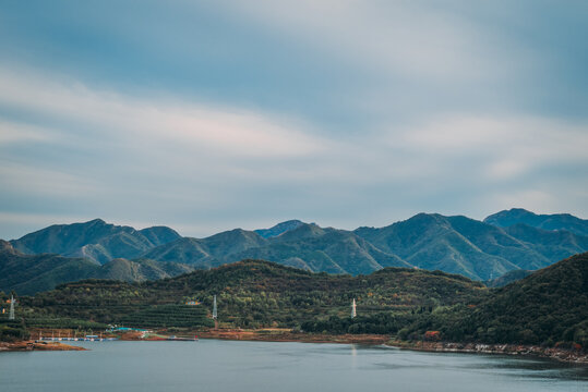 远眺金海湖群山