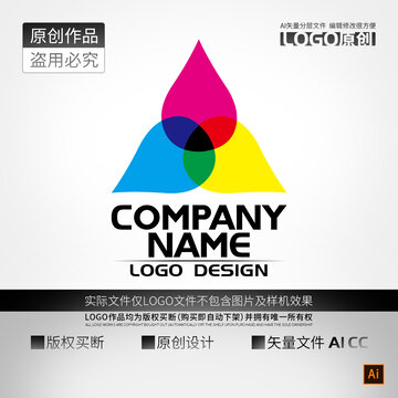 CMYKRGB三四色LOGO