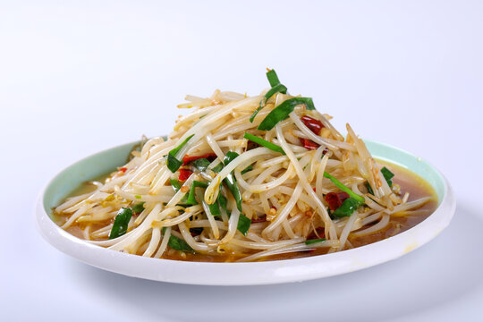 韭菜炒豆芽