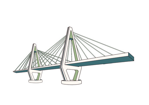 三亚城市地标建筑海口世纪大桥