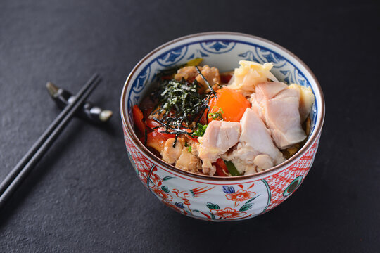 鸡肉丼饭