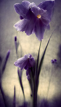 紫色水仙花1