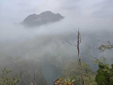 云雾山峰