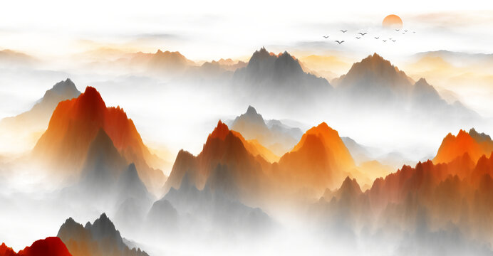 山水装饰画