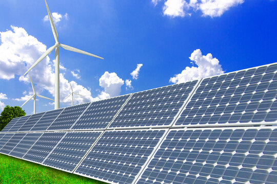 太阳能和风力发电让世界更美好