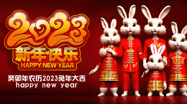 兔年2023新年快乐
