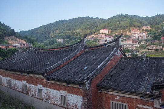 观山村古厝屋顶