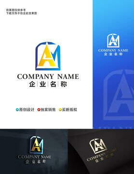 AM字母标志MA字母标志