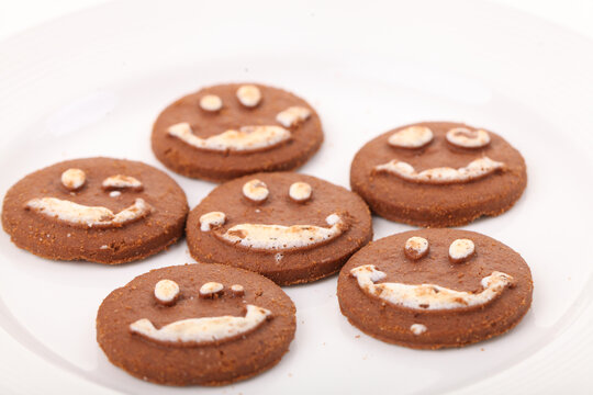 笑脸巧克力饼干
