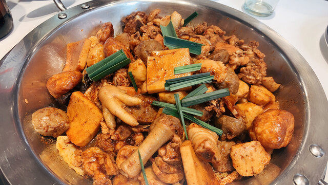 鸡杂煲