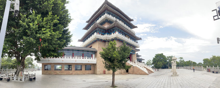 中国风古建筑高清全景图