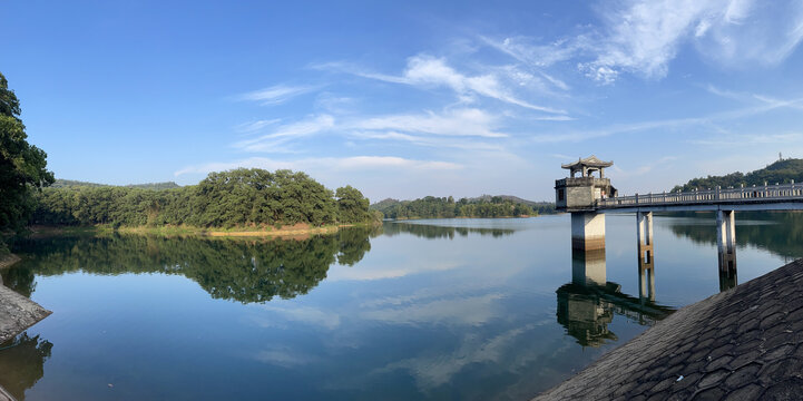 水榭亭台高清全景