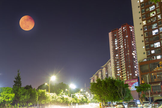 玉龙花园夜景