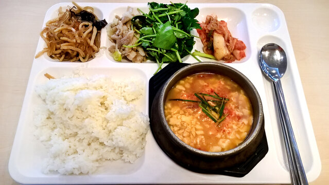 韩国石锅嫩豆腐汤套餐