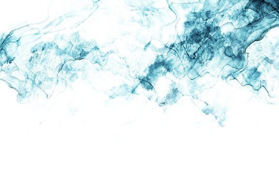 高清抽象时尚蓝色山水