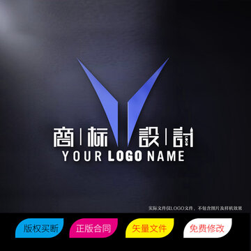 YV字母标志商标LOGO