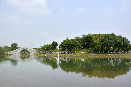 湖景