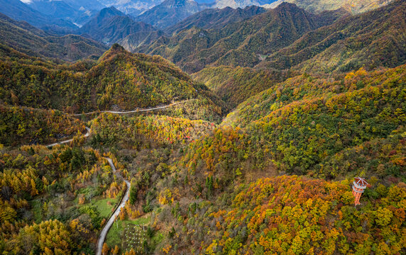 重庆城口大巴山深处秋意浓