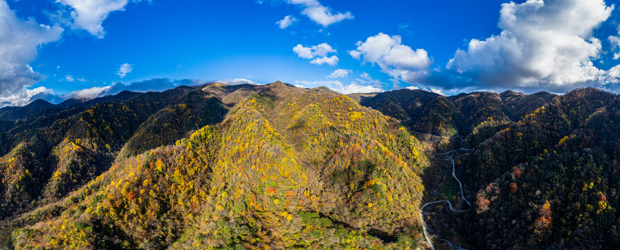 重庆城口大巴山深处秋意浓