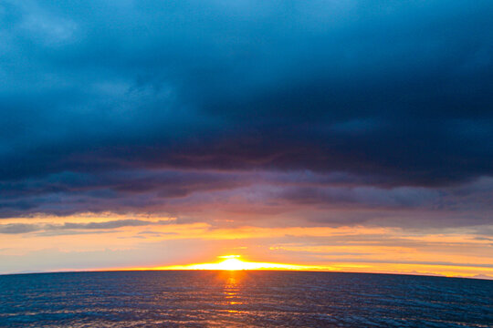 青海湖夕阳