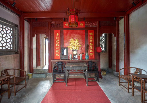 中式婚俗中堂