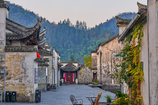 西递古村街景