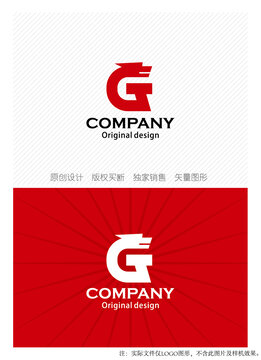 GT字母logo龙logo