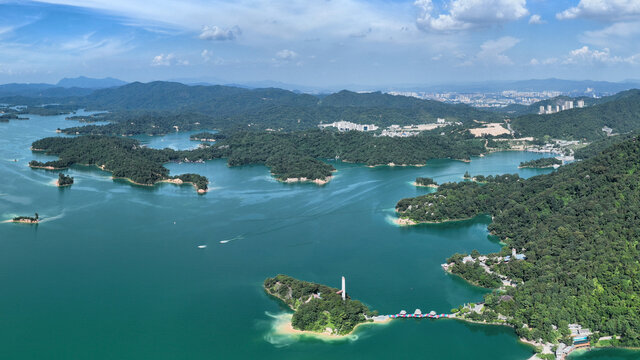 河源市万绿湖大景